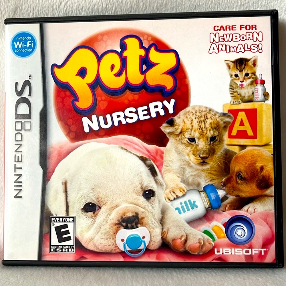 Nintendo DS Game, Petz Nursery, Rated E Complete with the Case and Manual
